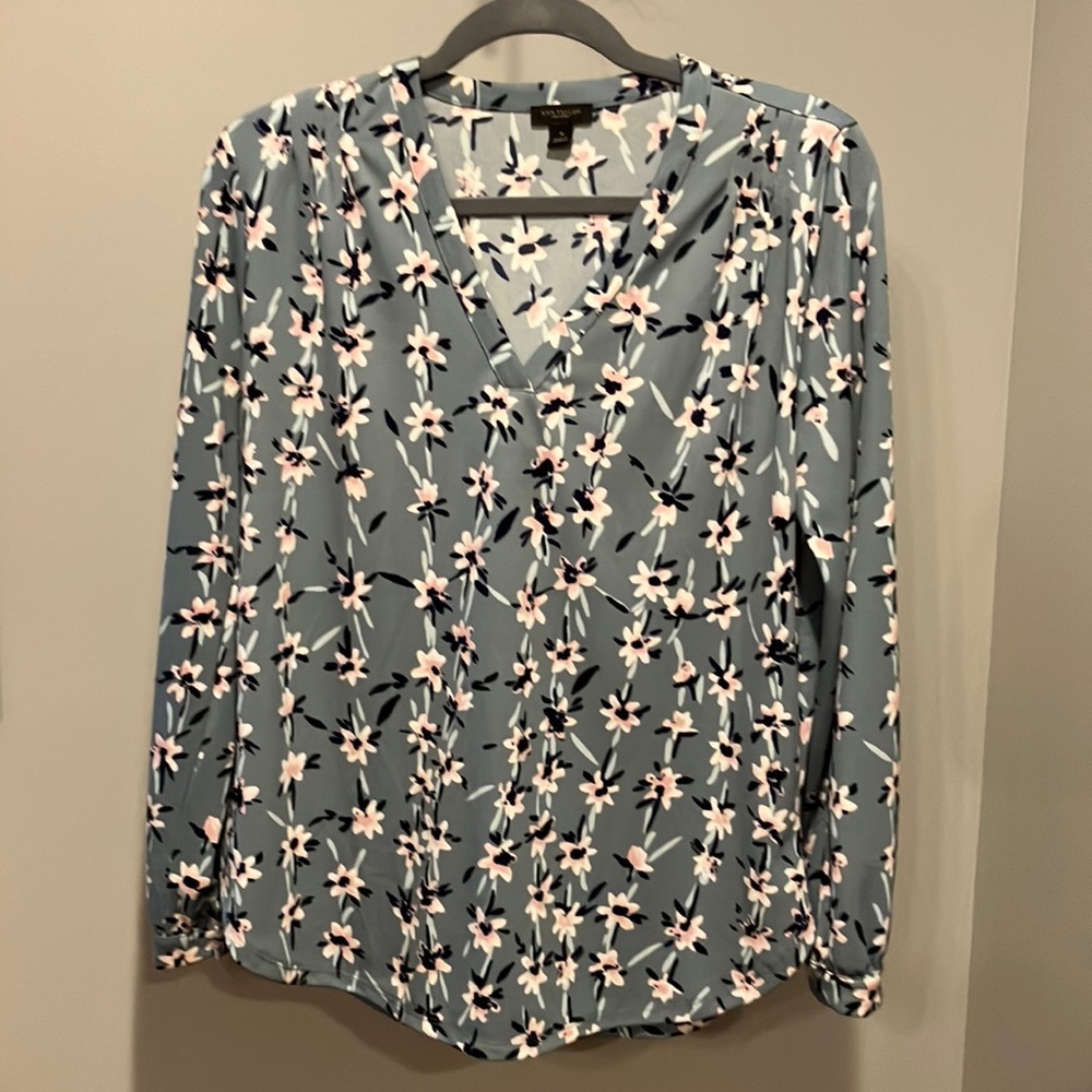 Ann Taylor Factory Floral Blouse